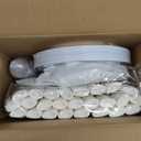 BESTVIP 175PCS Gold Plastic Dinnerware Set, Disposable Party Plates for 25 Guests, Includes: 50 Plastic Plates, 25 Pre-Rolled Napkins with Gold Silverware, 25 Cups for Christmas, Halloween