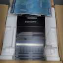 EUHOMY Countertop Ice Maker Machine with Handle, 26lbs In 24Hrs, 9 Ice Cubes Ready In 6 Mins, Auto-Cleaning Portable Ice Maker with Basket and Scoop, for Home/Kitchen/Camping/RV (Black)