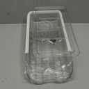 Egg Holder for Fridge, Automatic Rolling Egg Container for Refrigerator, Stackable Fridge Organizers and Storage with Lid, Clear Plastic Egg Dispenser & Tray (2 Tier)