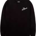 The Hundreds Unisex Adult Slant Crest Ls T-Shirt Standard Fit (Medium, Black)