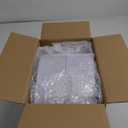 bUCLA 100Pieces Gold Plastic Dinner Plates - 10.25inch White and Gold Plates Disposable for Party - Ideal for Wedding, Thanksgiving & Daily Use