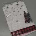 Artoid Mode Red Black Xmas Trees Christmas Kitchen Towels Dish Towels, 18x26 Inch Daily Buffalo Plaid Winter Decoration Hand Towels Set of 2