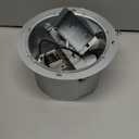 Quini 512M 6-inch Through Wall Exhaust Fan, 80 CFM 4.0 Sones, Bathroom Wall Exhaust Fan, Kitchen Ventilation Fan, 6-inch Diameter Vent, Retractable Duct