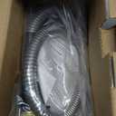 Short Garden Hose 10 ft, Male to Female Heavy Duty Stainless Steel Small Water Hose Extende Connector, Flexible No Kinks Leakproof 3/4 in Fittings, Lightweight Leader Hose for Patio, Lawn