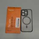 Designed for iPhone 15 Pro Case, Compatible with MagSafe, with Privacy Screen Protectors X2, [Camera Protection] [15FT Military Drop Protection] Shockpoof Phone Case, 6.1'', Natural Titanium