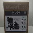 Evenflo Pivot Modular Travel System with LiteMax Infant Car Seat (Casual Gray)