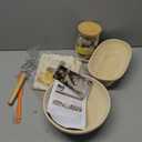 18-Piece Sourdough Starter Kit Banneton Bread Proofing Basket Set with Round & Oval Sourdough Basket, Sourdough Bread Baking Supplies, Proofing Basket, Bread Basket, Whisk, Lame, Jar & Liners
