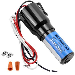URCO410 3 in 1 Hard Start Capacitor Kit for Refrigerators,Solid State Relay Overload Start Capacitor Combination Compatible for AC120V Air Condtioning Compressors 1/4 to 1/3 H.P.by MIFLUS