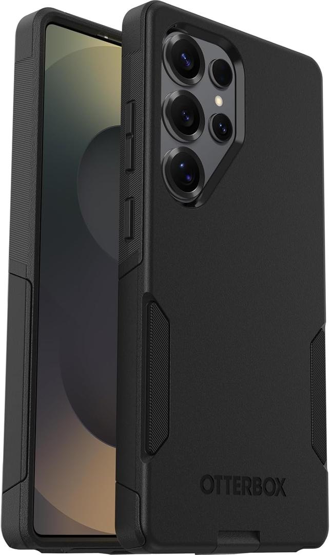 OtterBox Commuter Case for Samsung Galaxy S25 Ultra, Shockproof, Drop Proof, Rugged, Protective Case, 3X Tested to Military Standard, Black
