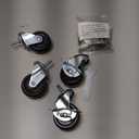 Caster Wheels,Casters,Wire Shelving Wheels Replacement Wire Shelf Casters,Storage Metal Shelf Casters for Shelf to Replace Metal Shelving Leveling Feet -Fit Wire Shelf with 0.75"(19.1mm)Diameter Tube