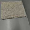 Non-Slip Bath Rug,Extra Soft Microfiber Bedroom Shag Carpet with Anti-Slip Backing,Water/Dust Absorbent Fast Dry Shower Mat,Sound Insulated Stairs Pad,Machine Washable (Ivory,12 x 19 Inches)