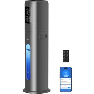 Smart Humidifiers for Bedroom Large Room, 7L/ 1.85Gal Quiet Humidifiers with 350ML/ H Large Mist Speed, Smart App & Remote Control, 4 Mist Levels, Easy Top Fill, Cool Mist Humidifier for Home & Office
