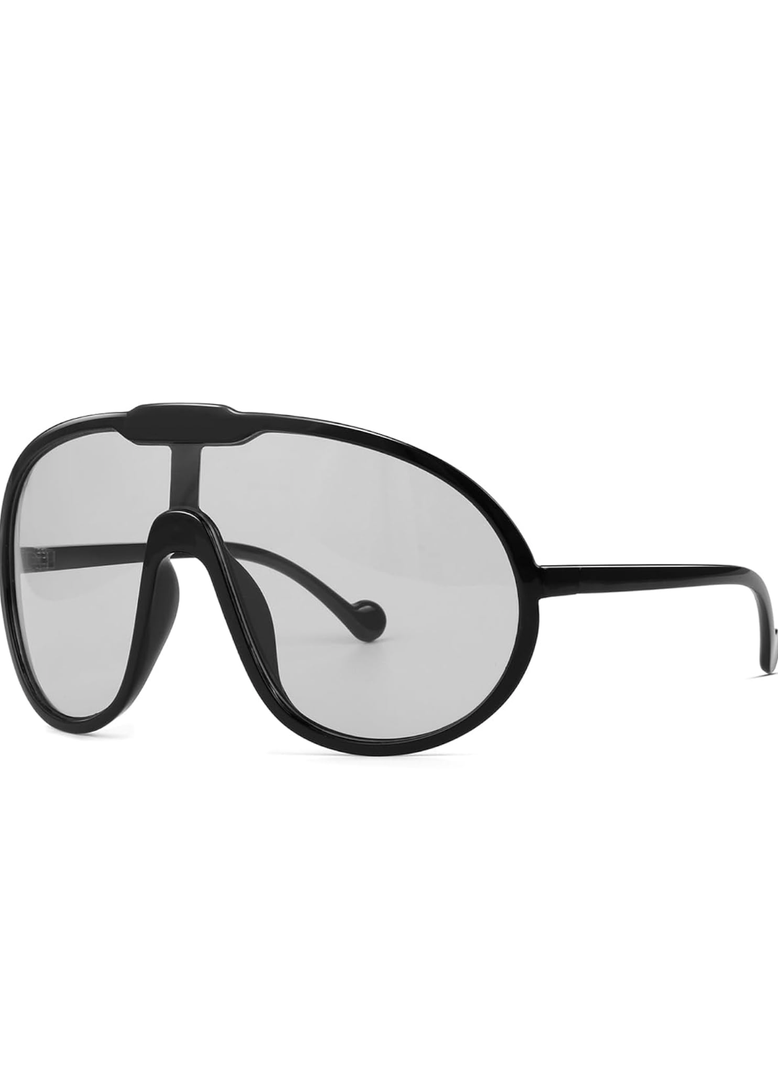 GFUIARA Trendy Oversized Sunglasses for Women Men Fashion Shield Aviator Sun Glasses UV400 Protection Goggles