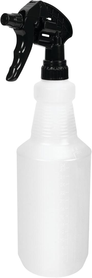Performance Tool W1473 Heavy Duty 32 oz. Spray Bottle - Professional Grade Chemical Resistant Sprayer for Auto, Home, Garden and Industrial Use