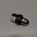 DEWENWILS Light Sensor Socket, Dusk to Dawn Sensor Socket, Light Bulb Socket for Light Fixtures, Compatible with Incandescent/CFL/LED/Halogen Bulbs, 4 Pack, ETL Listed (Black)