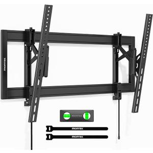 monTEK Heavy Duty Tilting TV Wall Mount for 55105" Large TVs up to 200 lbs Low Profile, Universal Fit, Tilt & Swivel Adjustment, 6.8" Extension, Max VESA 1000x600mm, Fits 16"/18"/24"/32" Studs