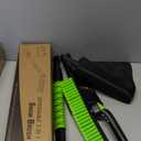 45.6" Ice Scraper and Snow Brush for Car Windshield [Silicone Bristles] ,3in1 Extendable Emergency Snow Shovel with Ergonomic Foam Grip and 360° Pivoting Brush Head for Christmas, Car Auto Truck SUV