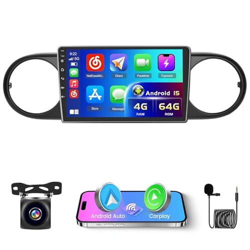 Inefala 4+64GB Radio for Toyota Scion xB 2007-2019 Android 15 CarPlay Stereo 8 Core 9" Touchscreen GPS DSP 59UI Backup Camera