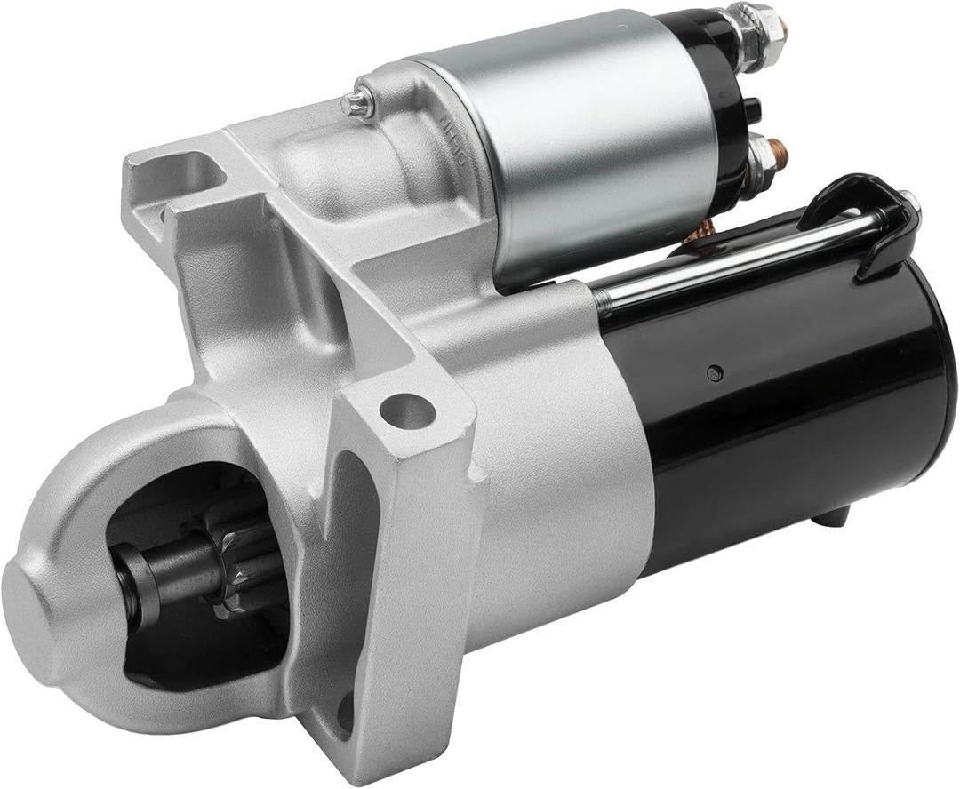 Starter Compatible with 99-03 Chevy S10 2.2L, 97-05 Malibu 3.1L, 00-05 Impala 3.4L, 97-01 Lumina 97-05 Buick Century 3.1L, 99-03 GMC Sonoma 2.2L, 01-05 Pontiac Aztek Grand Prix Am 3.4L 6491N