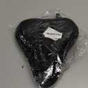 Zacro Bike Seat Cushion - Padded Gel Bike Seat Cover for Men & Women, Padding Bicycle Saddle fit with Peloton/Spin Stationary Exercise/Mountain Road Cycling Bike (Small, Black)