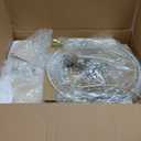 27.5" Gold Lamps Set of 2, Touch Control 3-Way Dimmable Bedside Nightstand Lamps Bedroom Lamp,Modern Gold Table Lamp with USB A+C Ports,Tall Lamps for Living Room End Table Home Office