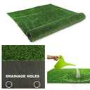 NINXANG Artificial Grass Turf Lawn Outdoor Indoor 4FTx6FT Fake Grass Carpet for Pets 0.4 Inch Realistic Faux Grass Rug with Drain Holes for Garden Lawn Landscape Balcony Party Wedding Christmas Rug