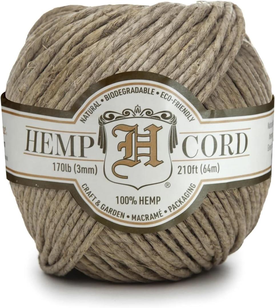 Hemptique Hemp Ball 170lb Strength Natural