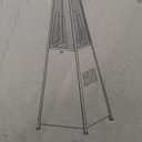 Pamapic Patio Heater, 42,000 BTU Pyramid Flame Outdoor Heater, Quartz Glass Tube Propane Patio Heater (Dark Gray)