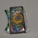 For Samsung Galaxy S22 Ultra Case Wallet Case with Credit Card Holder & Kickstand Dual Layer Hard PC Soft TPU Shock Proof Protective Cover for Samsung S22 Ultra 6.8 inch - Sunflower Butterfly