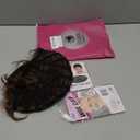 TISHINING Short Mixed Brown Curly Wigs for Women Layered Red Brown Pixie Cut Wig with Bangs Heat Synthetic Short Hair Wigs for White Women Natural Looking Daily Party Wig