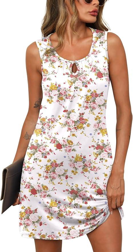 APRRAIN Dress For Women's Size Small, Floral White 