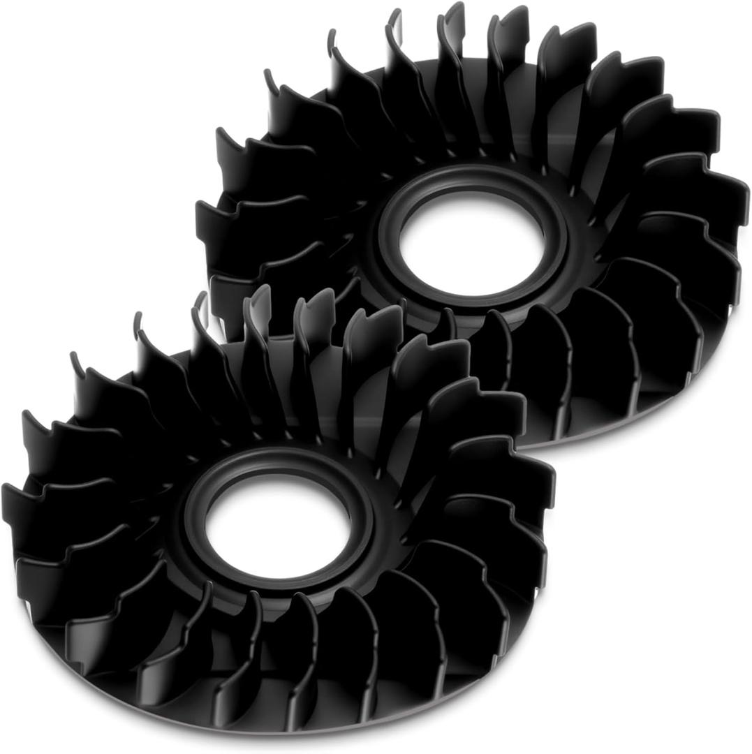 2 Pcs Flywheel Fan Replacement 794273 Lawn & Garden Equipment Engine Fly-wheel Cooling Fan Lawn Mower Engine Genuine Compatible with Briggs & Stratton 794273, 692592