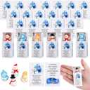 24Set Emotional Inspirational Support Positive Mini Snowman Figures, Bulk for Coworkers, Christmas Group Employee Appreciation Gifts for Staff Teacher Team Office Holiday Desk Decor
