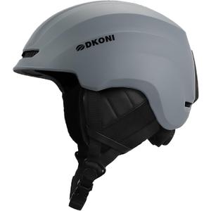 DKONI Ski Helmet, Snowboard Helmet for Men & Women, Two-Stage Adjustable Ventilation System, Snow Sports Helmet for Adults, Youth & Big Kids (Large: 22.5 -24.5 inch (58-62cm), Gray)