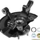 3870A007 Front Steering Knuckle Wheel Bearing Hub Assembly Compatible with 2007-2018 Mitsubishi Outlander/ 2011-2017 Sport for 4605A009, 3880A018(Left Driver Side)