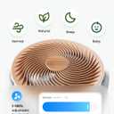 SwitchBot Smart Pedestal Fan, Rechargeable Oscillating Standing Fan for Bedroom, Corded & Cordless, Adjustable Height Floor & Desk Fan, 22dB, Remote & App, Works with Alexa,Google Home,HomeKit,Matter