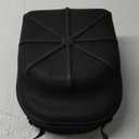 Hard baseball hat case, Hat Carrier Travel Case with Adjustable Shoulder Strap, Hat cap case for 6 Baseball Caps - Perfect for Traveling (Black)