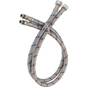 40-Inch Long Faucet Connector, 2Pcs Faucet Supply Lines, Kitchen Sink Toilet Hose Braided Stainless Steel Supply Hose 3/8" Female Compression Thread x M10 Male Connector (1 Pair)