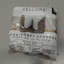 Vellure Door Draft Stopper for Bottom of Door - Premium Door Sweep for Bottom of Door/Weather Stripping Door Seal (Save Energy  installs Quickly and Easily) Door Strip Ideal for (white)