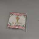 Nuanchu 50 Pcs Baptism Napkins God Bless Napkins Christening Party Decorations First Holy Communion Cross Religious Paper Supplies for Religious Holiday Dinner Party Decorations