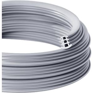 Flexible EPDM Rubber Strip (50 ft Long and 1/2 inch Wide) for Concrete Crack Repair and Replacement - Weather and Aging Resistant Expansion Joint Filler for Driveways and Sidewalks