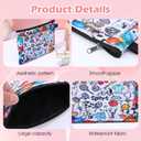 Soccer Cosmetic Bag, Soccer Gift Bags for Women Her Girls Soccers Lovers Birthday Gifts Travel Toiletry Bag Zipper Pouch