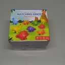 26Pcs Matching Letters Fine Motor Toy, Alphabet Match Game Educational Toys for Toddlers 1-3 Dinosaur Alphabet Learning Toy for Toddler Age 1, 2, 3 Montessori Preschool Educational ToyNew Model