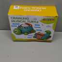 Jyusmile Baby Toys 6 to 12 Months, Musical Turtle Crawling Infant Toys, Early Learning Educational Toy with Light & Sound, Christmas Birthday Gifts for Boy Girl 7 8 9 10 11 Month 0-1 Year Old (Blue)