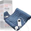 Heating Pad for Back Pain Relief & Cramps, KOT Heating Pads with Auto Shut Off Large, 6 Heat Settings Electric Heated Pad, Blue