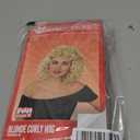 fun shack Blonde Bob Curly Wig, Platinum Short Curly Hair Wig for Women, Perfect for Parties and Events, One Size