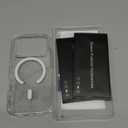 Choiche Magnetic for iPhone 17 Pro Case Compatible with MagSafe, Women Cute Glitter Sparkly Phone Case with Diamond Camera Lens Protectors, Military-Grade Drop Protection 6.3" (Clear)