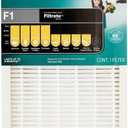 Filtrete Allergen Reduction HEPA-Type Room Air Purifier Filter FAPF-F1-A, F1