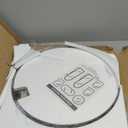 22 Inch Black Round Circle Mirror for Wall,Modern Bathroom Mirrors with Simple Metal Frame, Entryway, Bedroom Vanity, Living Room, Hallway Decor (Matte Black, Wall Mounted)