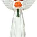 Angel Statue, Guardian Angel Figurine Handheld Flower for Women, Gift for Mothers Day, Birthday, Valentines Memorial & Sympathy, Home Decor Sculpture